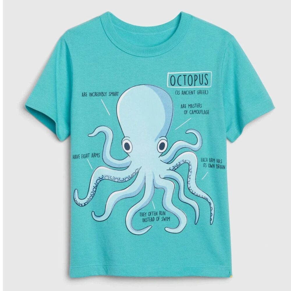 Gap Baby & Toddler Mix & Match Octopus T-Shirt - 4T